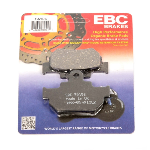 FA106 EBC BRAKE PAD FT