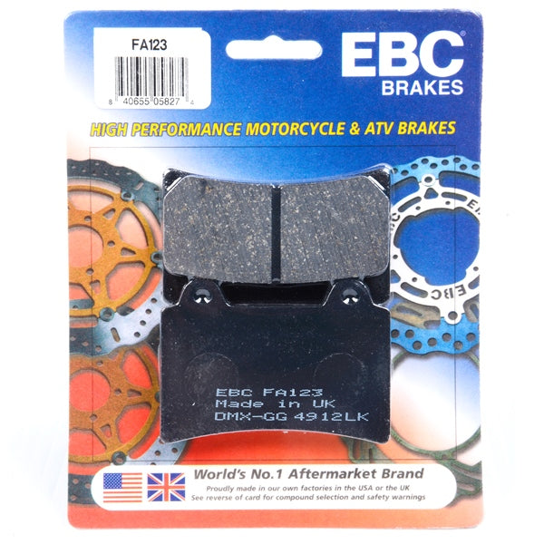 FA123 EBC BRAKE PAD FT/RR