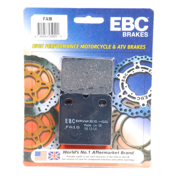 FA18 EBC BRAKE PAD FT/RR
