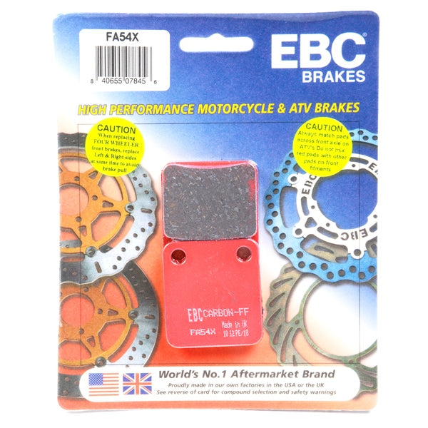 FA54X EBC BRAKE PAD FT/RR
