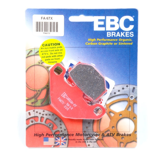 FA67X EBC BRAKE PAD FT/RR