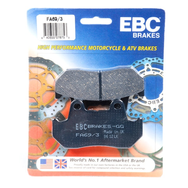 FA69/3 EBC BRAKE PAD RR