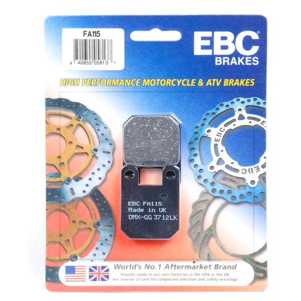 FA115 EBC BRAKE PAD FT