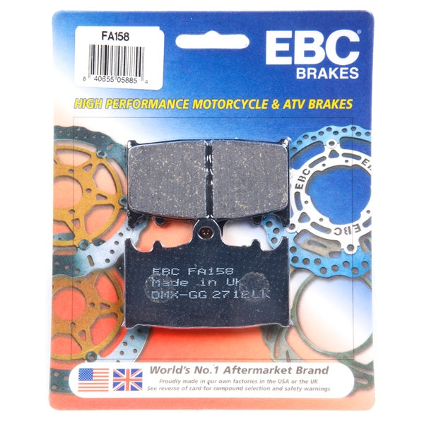 FA158 EBC BRAKE PAD FT