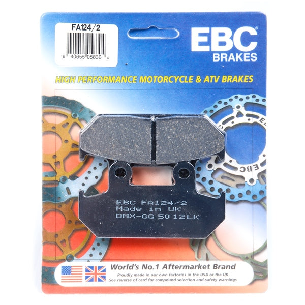 FA124/2 EBC BRAKE PAD FT