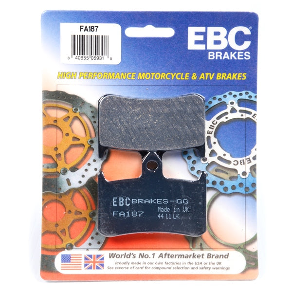 FA187 EBC BRAKE PAD FT