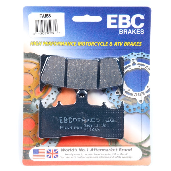 FA188 EBC BRAKE PAD FT