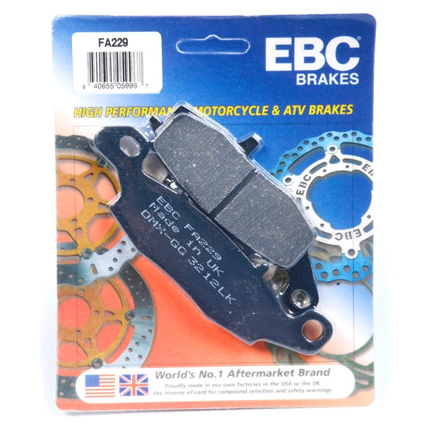 FA229 EBC BRAKE PAD FT