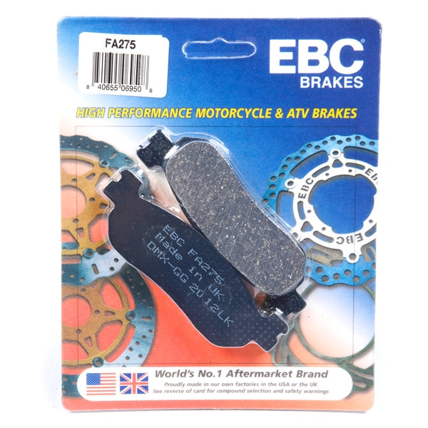FA275 EBC BRAKE PAD FT/RR