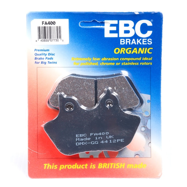 FA400 EBC BRAKE PAD FT/RR