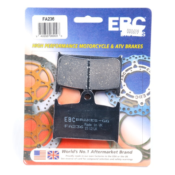 FA236 EBC BRAKE PAD FT