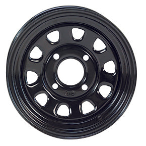 12X7 4/110 5+2 DELTA BK WHEEL ITP