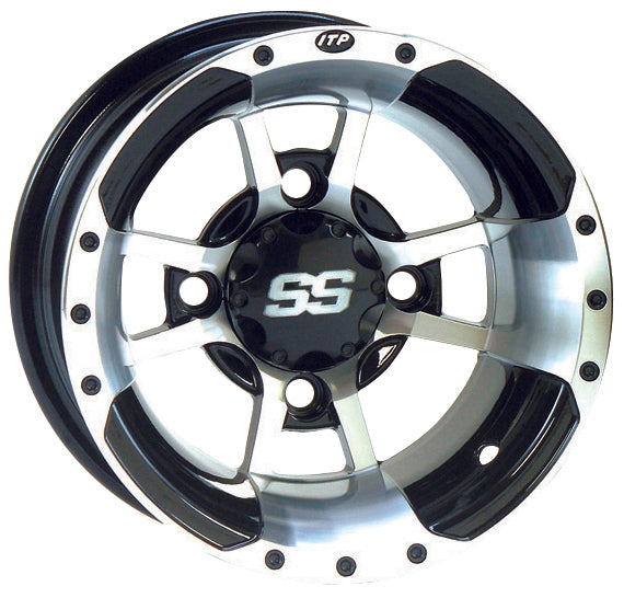 9X8 4/110 3+5 SS112 MACH BK WHEEL ITP