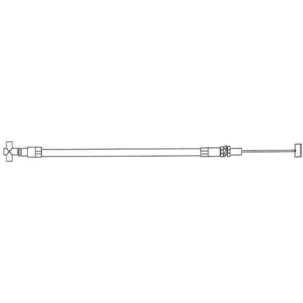 THROTTLE CABLE SINGLE W/O INJ POL