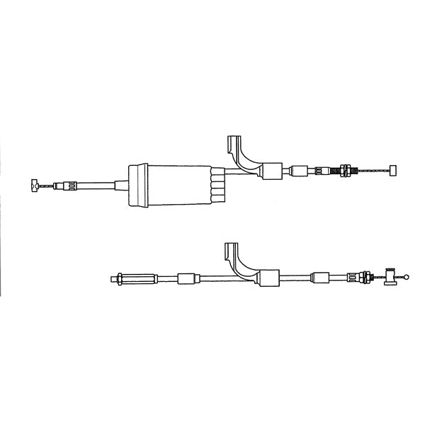 THROTTLE CABLE SINGLE W/INJ ACAT