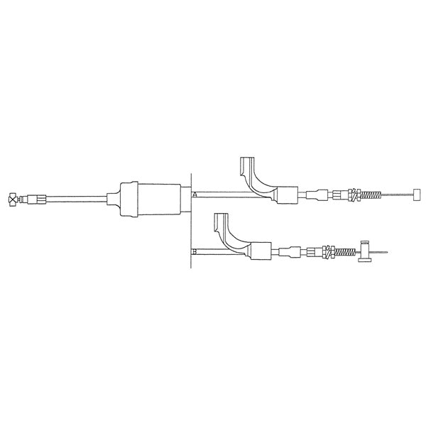 THROTTLE CABLE SINGLE W/INJ ACAT