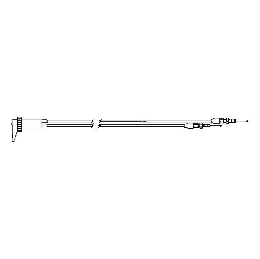 CHOKE CONTROL CABLE DUAL ASS KIMPEX