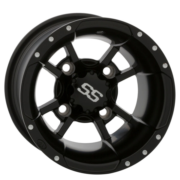 10X8 4/110 3+5 SS112 MT/BK WHEEL ITP