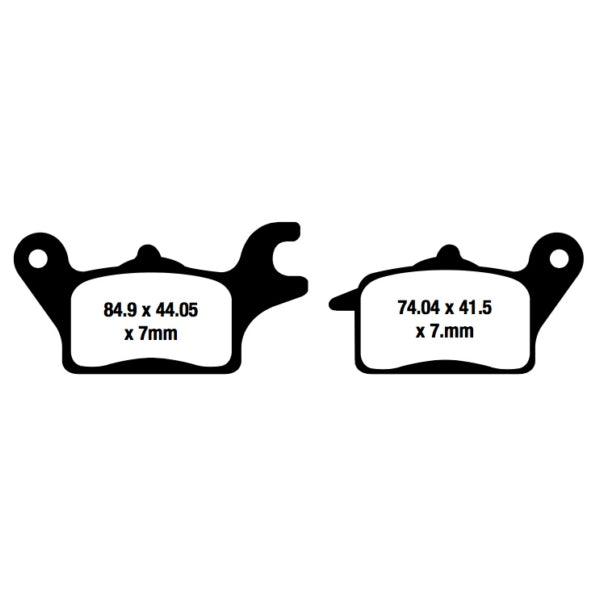 FA691 EBC BRAKE PAD FT