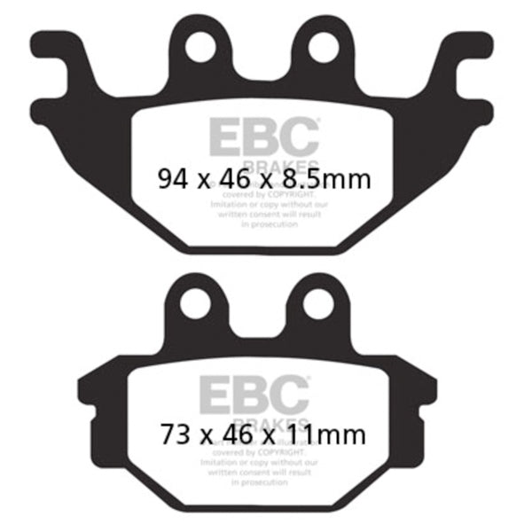 FA377V EBC BRAKE PAD LF/RG