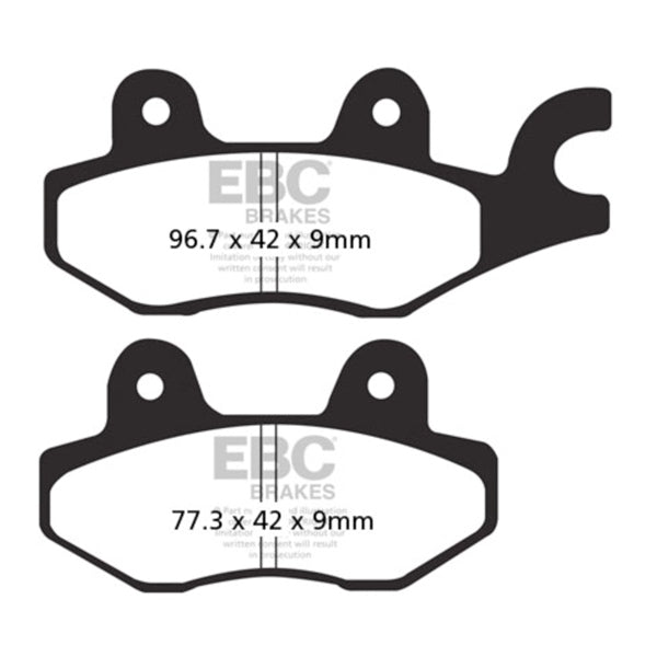 GPFAX197HH EBC BRAKE PAD LF