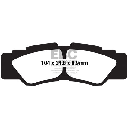 SXR677HH BRAKE PAD EBC