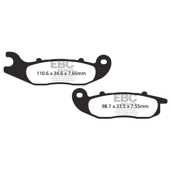 SFA693 EBC BRAKE SHOES LF
