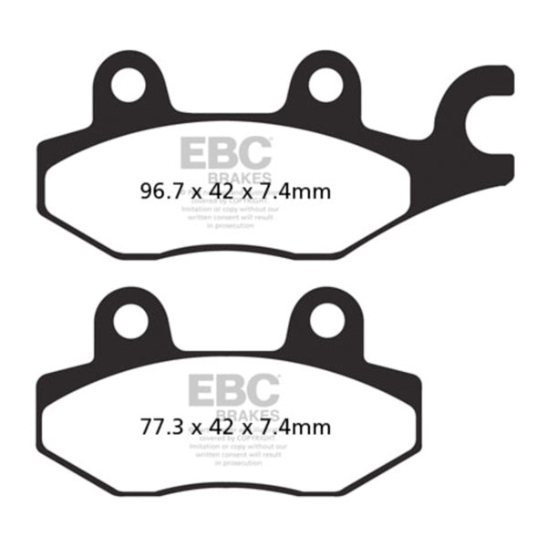 SXR165HH EBC BRAKE PAD LF