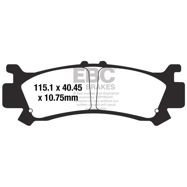 SXR702HH EBC BRAKE PAD RG