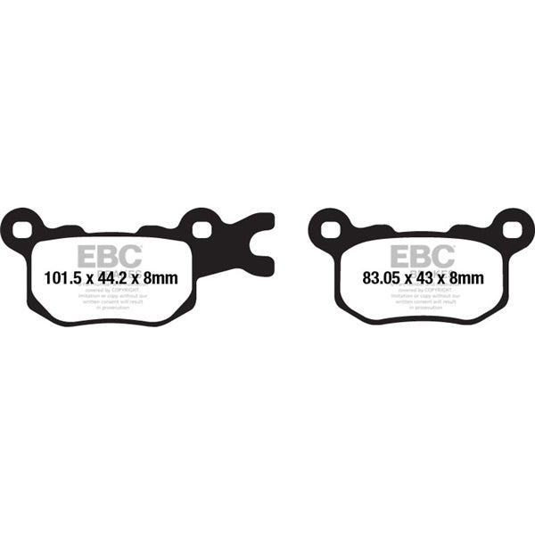 SXR684HH BRAKE PAD EBC