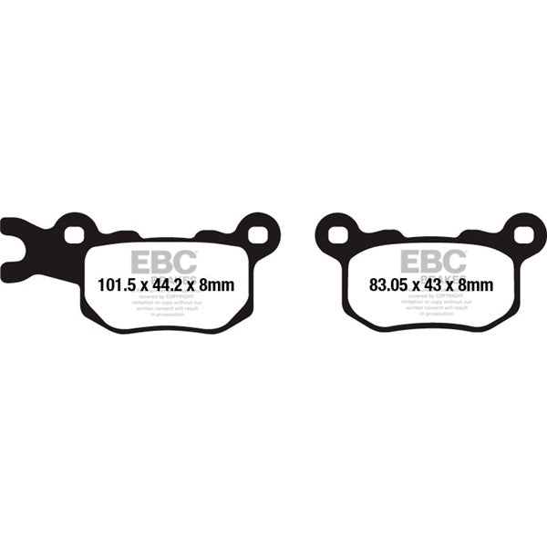FA685SV EBC BRAKE PAD ARR/DR C-AM