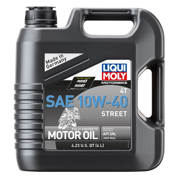 LIQUI MOLY 4T 10W-40 STREET 4L FULL SYNTHETIC