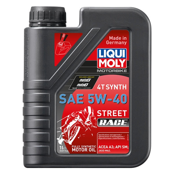 OIL 4T 5W40 STR RACE SYNT 1L LIQUIMOLY