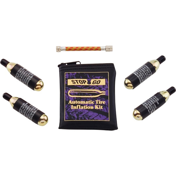TIRE INFLATION KIT W/4 CO2 CANISTERS