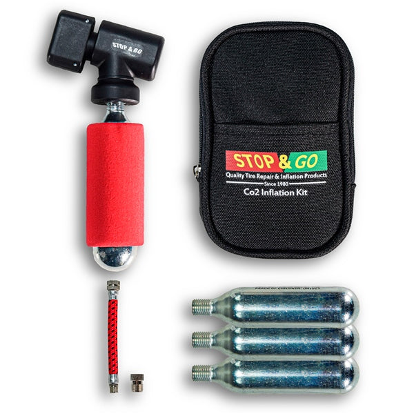 TIRE INFLATION KIT W/4 CO2 CARTRIDGE