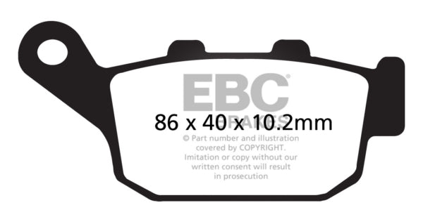 FA140V EBC BRAKE PAD RR
