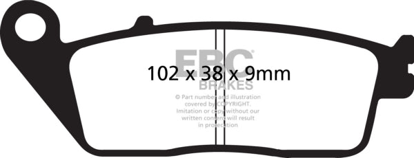 FA142V EBC BRAKE PAD FT