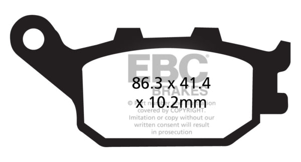 FA174V EBC BRAKE PAD RR