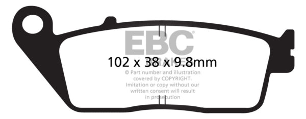 FA196V EBC BRAKE PAD FT