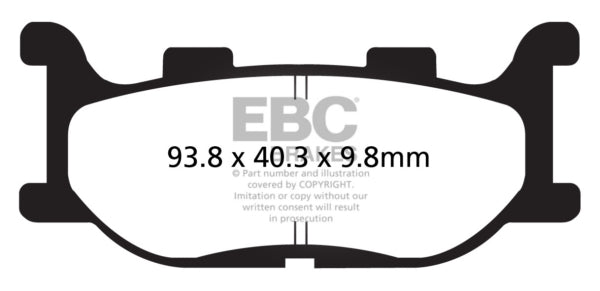 FA199V EBC BRAKE PAD FT