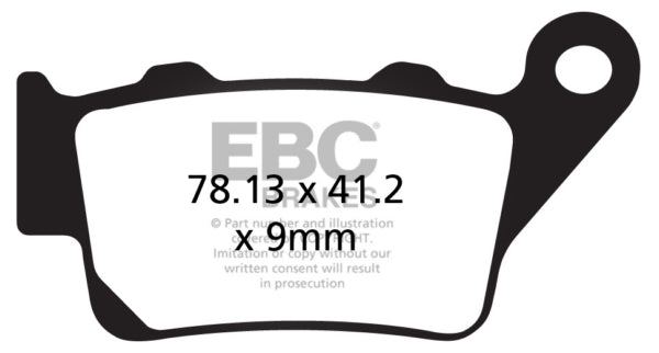 FA213V EBC BRAKE PAD RR