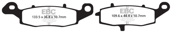 FA231/2V EBC BRAKE PAD RR