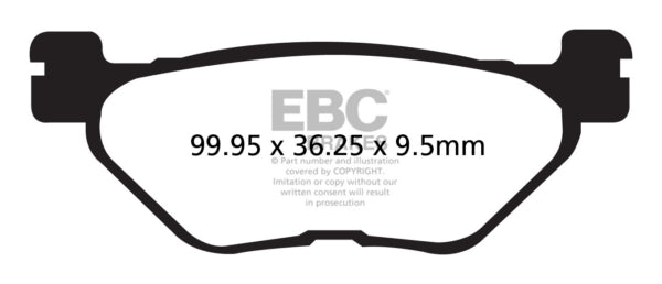 FA319/2V EBC BRAKE PAD RR
