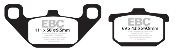 FA85V EBC BRAKE PAD FT/RR