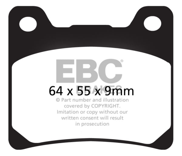 FA88V EBC BRAKE PAD FT/RR