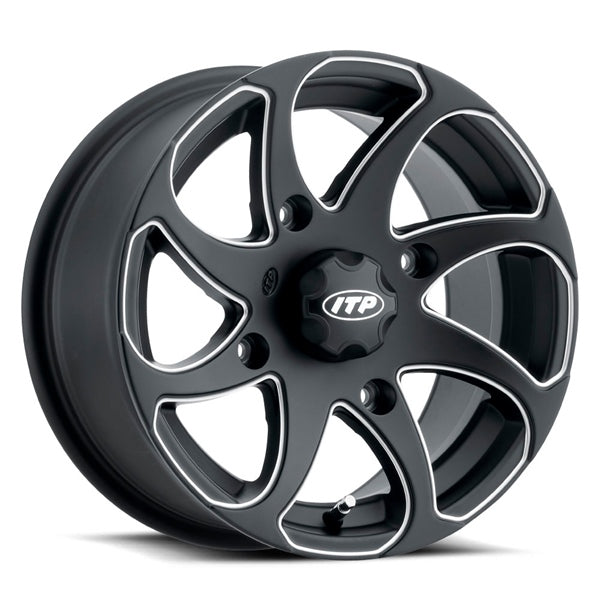 14X7 4/110 5+2 TWISTER BK WHEEL ITP
