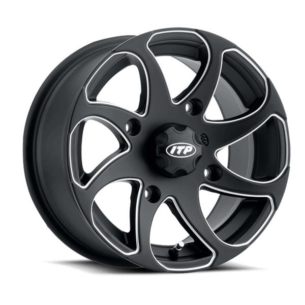 14X7 4/156 5+2 TWISTER BK WHEEL ITP