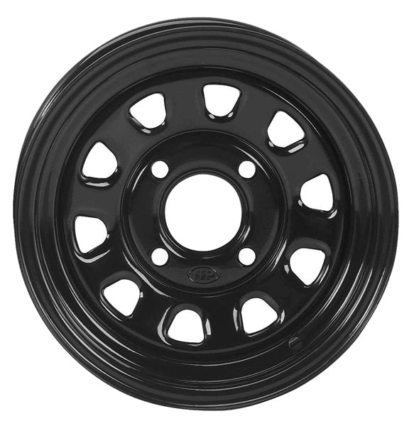 12X7 4/115 5+2 BK DELTA WHEEL ITP