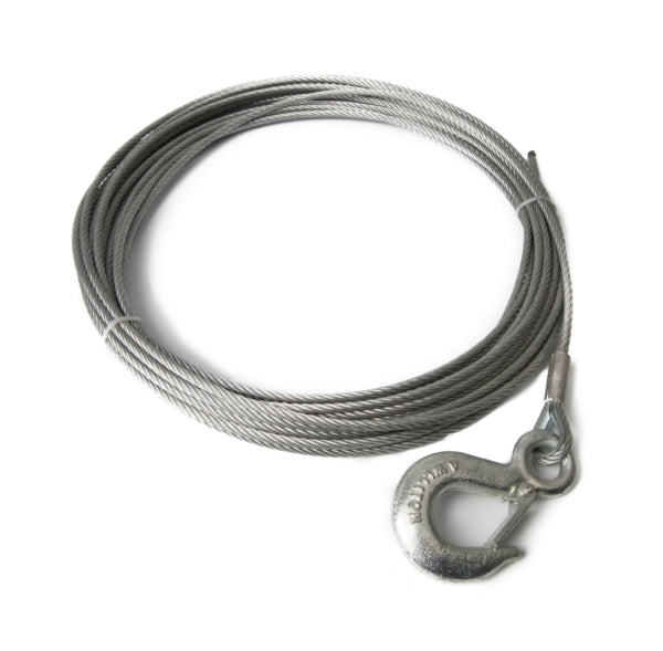 STEEL CABLE WINCH 7/32"X50 W/HOOK