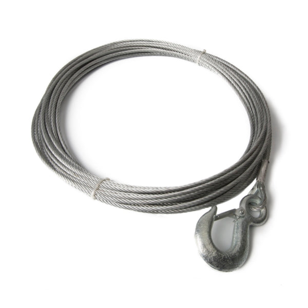 STEEL CABLE WINCH 3/16"X50 W/HOOK KIMPEX